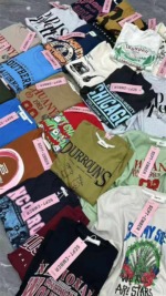 10000 Pcs New Arrival American Street Style Heavy Weight Cotton Unisex Oversized Clearance Clothing - Image 1