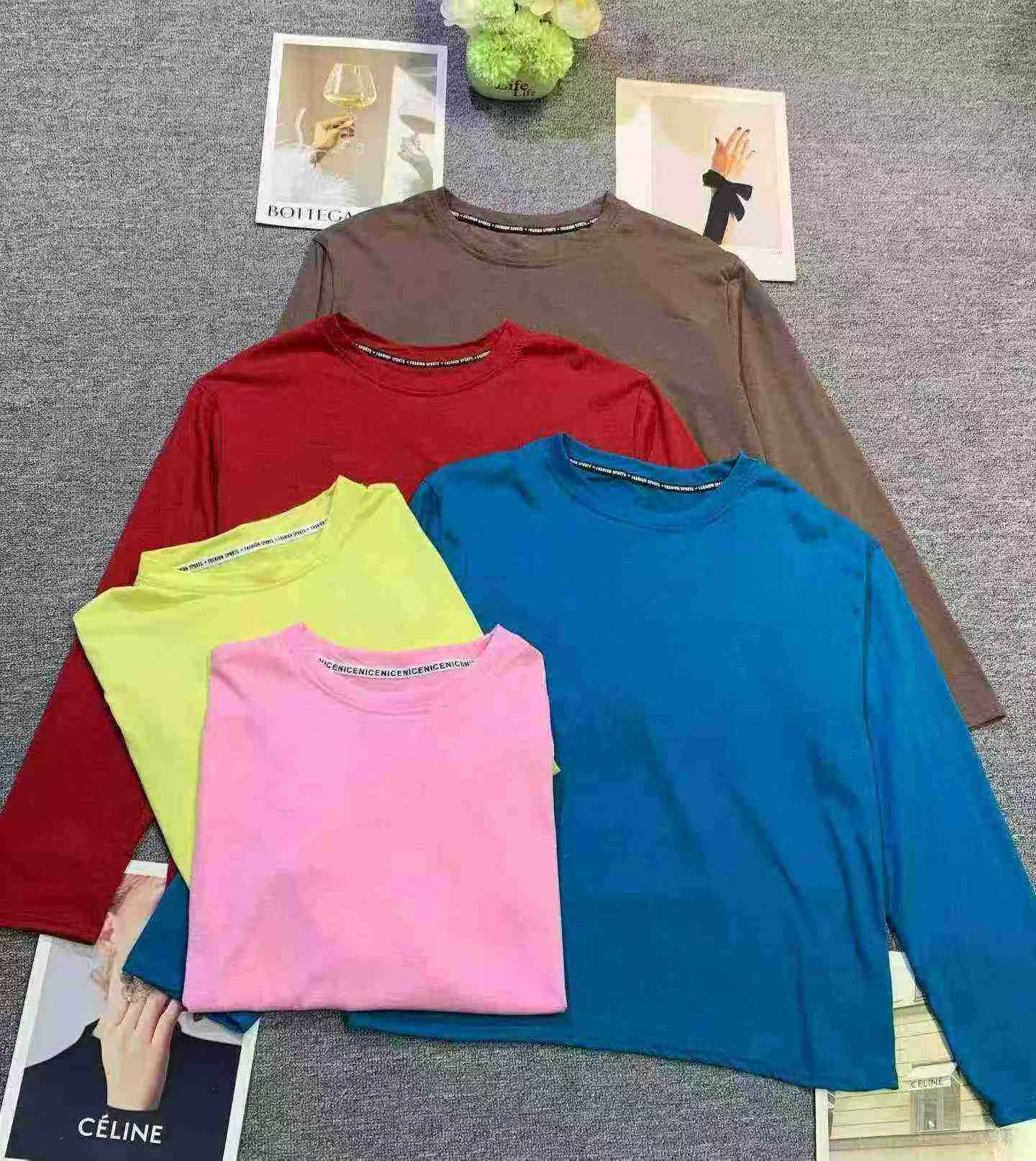 Bulk Clearance: Around 130 Pcs Korean Casual Loose Long Sleeve Tops Wholesale Stock - Image 1