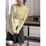 Bulk Clearance: Around 130 Pcs Korean Casual Loose Long Sleeve Tops Wholesale Stock - Image 4