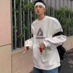 Clearance 202 Pcs Heavy Embroidered Cotton Casual Crew Neck Sweatshirts (90 Plain), Wholesale Stock Lot - Image 1