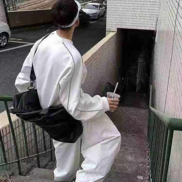 Clearance 202 Pcs Heavy Embroidered Cotton Casual Crew Neck Sweatshirts (90 Plain), Wholesale Stock Lot - Image 2