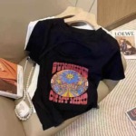 Sexy Hollow Out Slim Fit Short Sleeve Women's T-shirt - 1000 Pieces Bulk Stock Wholesale - Image 8