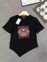 Sexy Hollow Out Slim Fit Short Sleeve Women's T-shirt - 1000 Pieces Bulk Stock Wholesale - Image 5