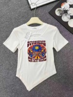 Sexy Hollow Out Slim Fit Short Sleeve Women's T-shirt - 1000 Pieces Bulk Stock Wholesale - Image 4