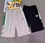 Clearance Bulk Big Kids Boys Casual Thin Terry Cotton Streetwear 5 Inch Shorts, 2 Colors, Size 120-170, Total 345 Pcs - Image 7