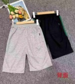 Clearance Bulk Big Kids Boys Casual Thin Terry Cotton Streetwear 5 Inch Shorts, 2 Colors, Size 120-170, Total 345 Pcs - Image 4