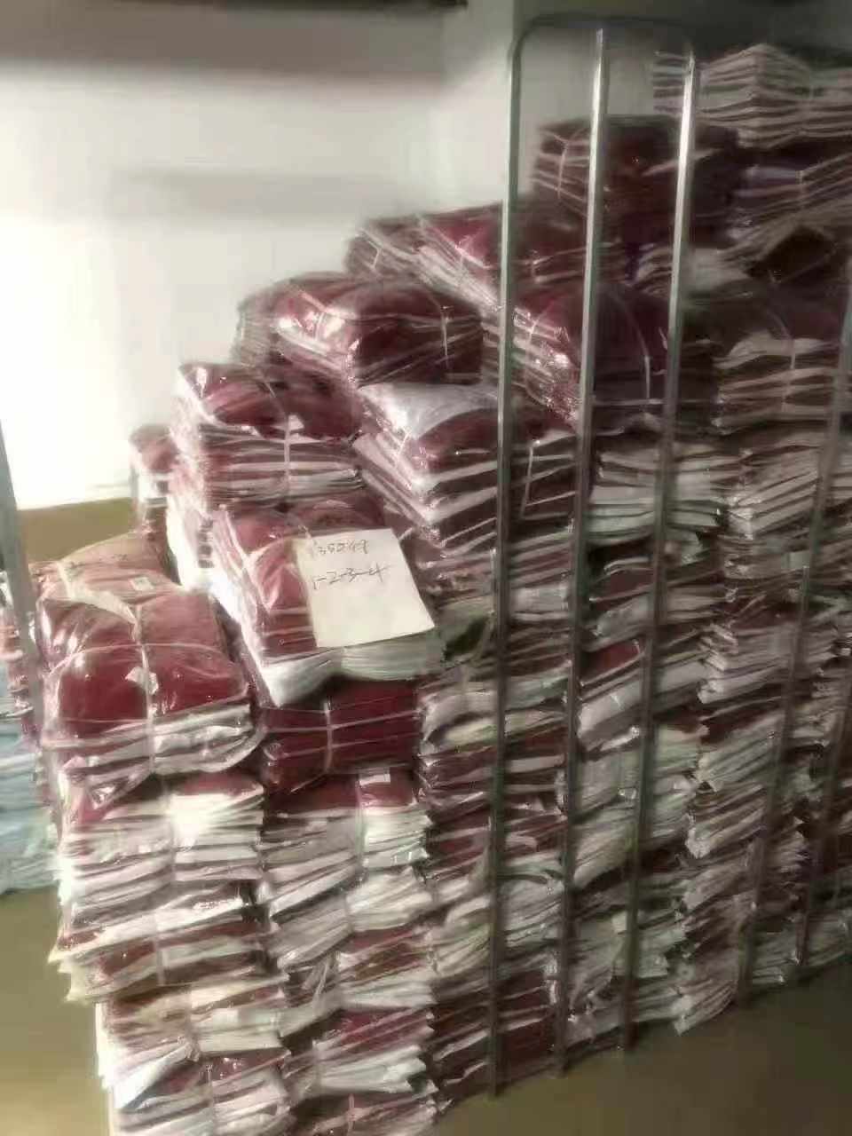 Clearance Sale 1050 Pieces French Style Angora Red Fleece Hot Girl Tops, Individual Packaging - Image 2