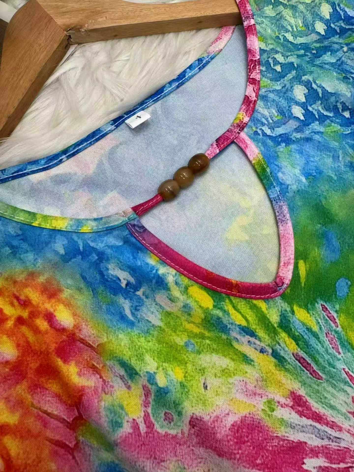 2026 Summer New Fashion Loose Long Crepe Dresses, 120 Pcs Bulk Stock For Wholesale Export - Image 2