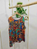 380 Pcs Plus Size Retro Chinese Style Women's Sleeveless Cotton Linen Tank Tops For Wholesale - Image 6