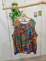 380 Pcs Plus Size Retro Chinese Style Women's Sleeveless Cotton Linen Tank Tops For Wholesale - Image 3