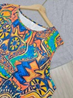 380 Pcs Plus Size Retro Chinese Style Women's Sleeveless Cotton Linen Tank Tops For Wholesale - Image 2