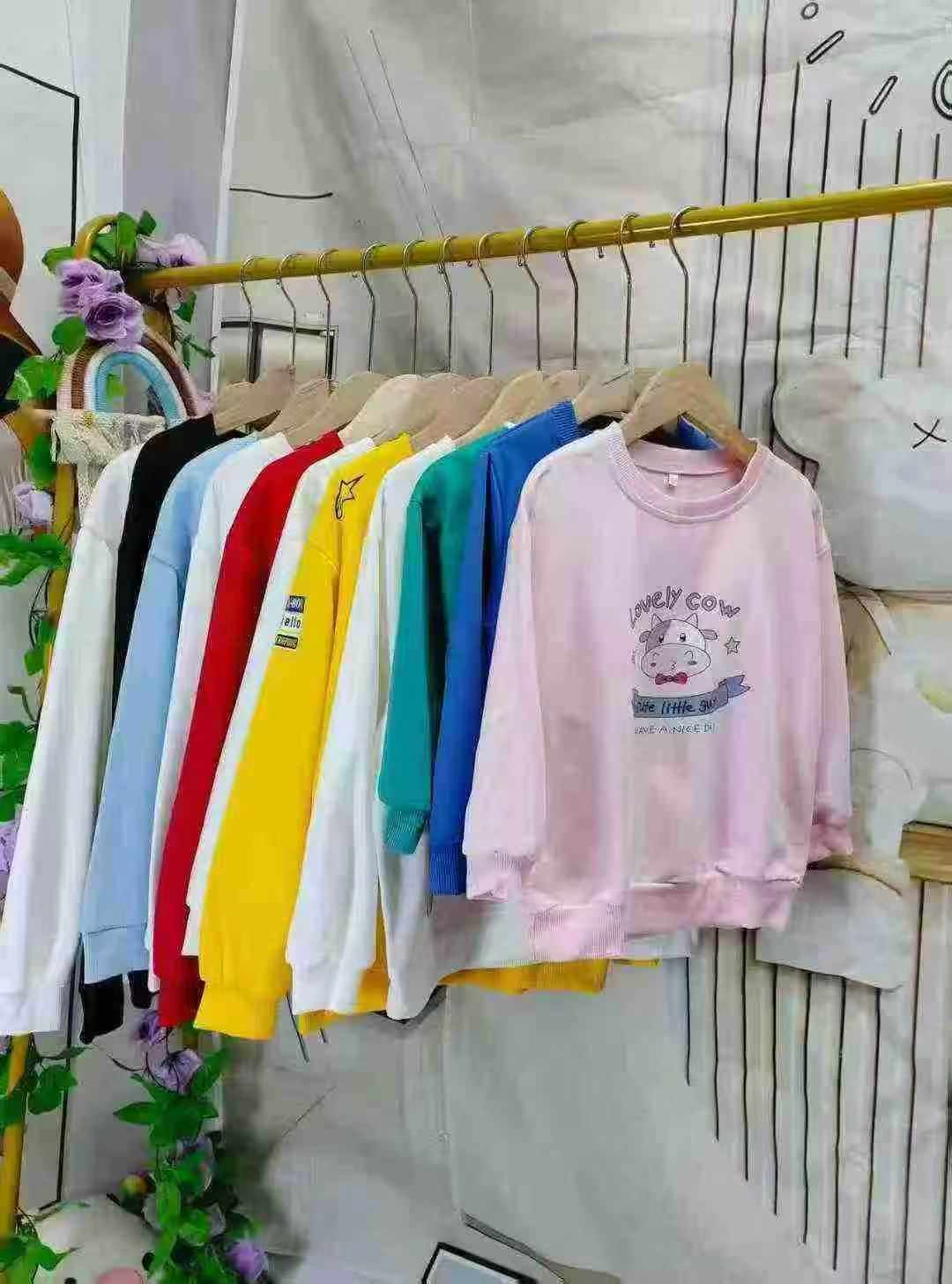 2500 Pieces Crew Neck Kids Sweatshirts, Sizes 90-160 - Bulk Clearance Stock Wholesale - Image 1