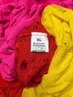 Stock Clearance 342 Pcs European & American Women's Solid Burnout Distressed Zipper Sexy Jumpsuits S-2XL 3 Colors - Image 4