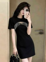 Women's Summer Elegant Slim Stretch Casual Dress | 320 Pieces | Bulk Wholesale Chinese Clothing Stock - Image 1