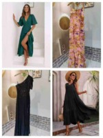 Clearance Extra Long Maxi Dresses, Approximately 560 Pieces Bulk Wholesale Clothing Stock - Image 2