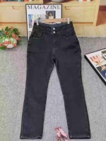 Clearance High Stretch Fleece Lined Skinny Jeans, 92 Pieces, One Size (Fits 100-130 Jin) Quality Wholesale Stock - Image 7