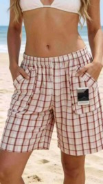 About 5070 Pcs Pure Cotton Plaid Loose Casual Five-inch Beach Shorts Clearance Stock - Image 8