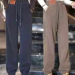 334 Pcs Thin Vertical Textured Corduroy Drawstring Cuffed Pants (M-L-XL) With Pockets Stock Clearance - Image 9