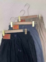 334 Pcs Thin Vertical Textured Corduroy Drawstring Cuffed Pants (M-L-XL) With Pockets Stock Clearance - Image 6