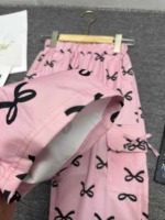 Bulk Clearance About 1700 Pcs High Quality Spring Summer Trendy Bowknot Big Kids Casual Cargo Pants Size 100-160 Individually Packed - Image 4