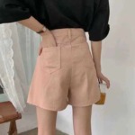 Bulk Clearance About 128 Pcs High Quality Women's High Waist Pink Denim Shorts - Image 8