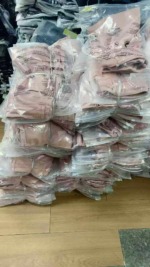 Bulk Clearance About 128 Pcs High Quality Women's High Waist Pink Denim Shorts - Image 2