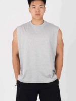 Bulk Clearance 275 Pcs High Quality American Trendy Men's Summer 220GSM Cotton Workout Sleeveless Tank Tops - Image 9