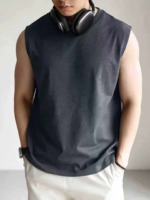 Bulk Clearance 275 Pcs High Quality American Trendy Men's Summer 220GSM Cotton Workout Sleeveless Tank Tops - Image 7