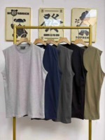 Bulk Clearance 275 Pcs High Quality American Trendy Men's Summer 220GSM Cotton Workout Sleeveless Tank Tops - Image 5