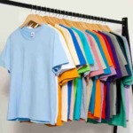 2600 Pieces Solid Color Unisex Xinjiang Cotton Crew Neck Short Sleeve T-Shirts Bulk Stock Full Clearance Wholesale - Image 8