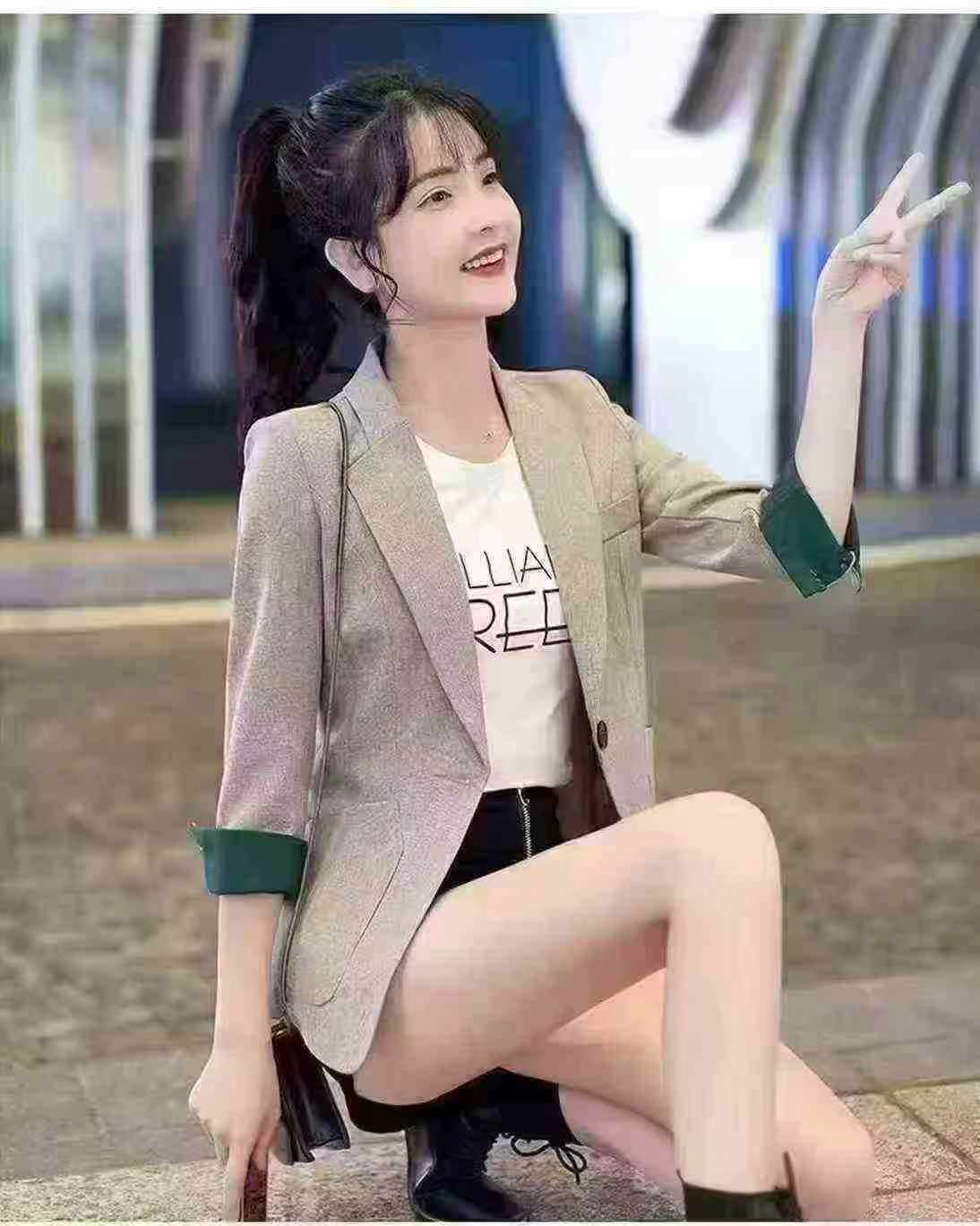 2025 Korean Style High-end Petite Blazers, 893 Pieces Total, 4 Colors, Sizes S-4XL, Individual Packaging - Image 1