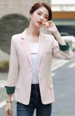 2025 Korean Style High-end Petite Blazers, 893 Pieces Total, 4 Colors, Sizes S-4XL, Individual Packaging - Image 7