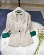 2025 Korean Style High-end Petite Blazers, 893 Pieces Total, 4 Colors, Sizes S-4XL, Individual Packaging - Image 4