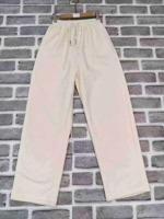 318 Pcs New Spring Autumn High Waist Loose Wide Leg Corduroy Pants, 2 Colors, Sizes 1-5, Individual Packing - Image 7