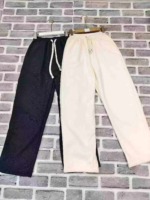 318 Pcs New Spring Autumn High Waist Loose Wide Leg Corduroy Pants, 2 Colors, Sizes 1-5, Individual Packing - Image 5