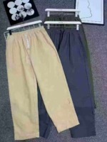 Summer Cotton Twill Casual Cargo Pants Japanese Style Loose Straight Trousers, 388 Pcs, Sizes S-5XL, Wholesale Stock Lot - Image 6
