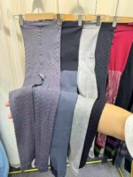 1600 Pcs Women's High Waist Tummy Control Butt Lifting Thickened Fall Winter Footed Leggings One Size Stock Lot - Image 6