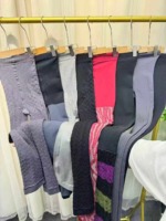 1600 Pcs Women's High Waist Tummy Control Butt Lifting Thickened Fall Winter Footed Leggings One Size Stock Lot - Image 5