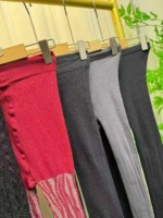 1600 Pcs Women's High Waist Tummy Control Butt Lifting Thickened Fall Winter Footed Leggings One Size Stock Lot - Image 3