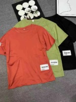 New Style Men's Summer Loose Pocket Short Sleeve T-Shirts - 1239 Pieces Bulk Stock Clearance - Image 4