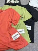 New Style Men's Summer Loose Pocket Short Sleeve T-Shirts - 1239 Pieces Bulk Stock Clearance - Image 3