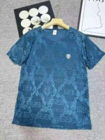 1278pcs Men's Summer Trendy Casual Thin Ice Silk Crewneck Short Sleeve T-Shirts Stock Clearance Wholesale - Image 1