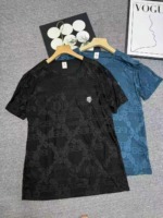 1278pcs Men's Summer Trendy Casual Thin Ice Silk Crewneck Short Sleeve T-Shirts Stock Clearance Wholesale - Image 9