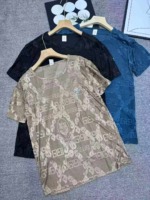 1278pcs Men's Summer Trendy Casual Thin Ice Silk Crewneck Short Sleeve T-Shirts Stock Clearance Wholesale - Image 8