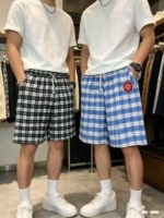 About 270 Pieces Wholesale Summer Fresh Plaid Loose Straight Casual Five-inch Shorts Stock Lot - Image 6
