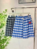 About 270 Pieces Wholesale Summer Fresh Plaid Loose Straight Casual Five-inch Shorts Stock Lot - Image 3