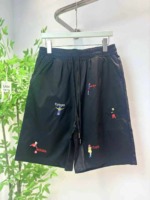 Around 240 Pcs American High Street Style Fun Figure Embroidered Loose Casual Drawstring Five-inch Shorts, Sizes S-3XL, Individual Packaging - Image 3