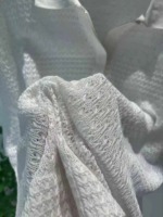 About 150 Pieces French Style Gentle Minimalist Hollow Out Textured Breathable Collared Knit Tops, One Size Individually Packed Bulk Clearance - Image 3