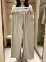 560 Pieces Korean Style Retro Relaxed Fit Versatile Khaki Casual Denim Jeans Sizes S-2XL Pure Cotton Bulk Stock Wholesale - Image 7