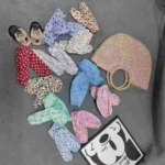 Bulk Wholesale Cotton Kids Korean Style Floral Sleeve Covers, Multiple Colors Chinese Clothing Stock Lots - Image 4